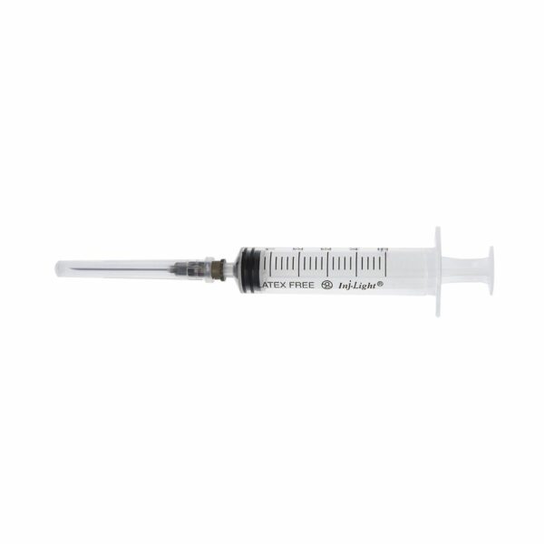 SIRINGA STERILE 5ml 23G AZZUR RAYS -  100Pz