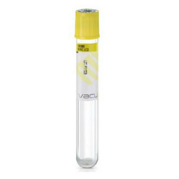 VACUAPTACA URINE 9ml senza additivo 16x100mm cilindrica CARTONE 100 pz